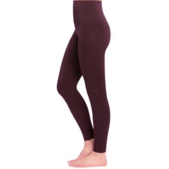 Spanx Look at Me Now Purple Seamless High Waist Leggings - Picture 2 of 8